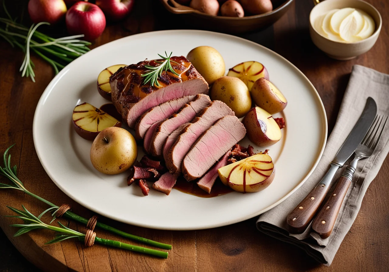 Veal with Apple Coating