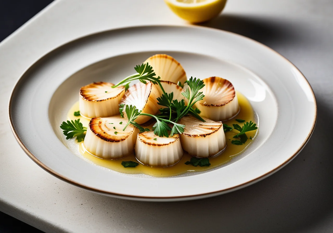 Scallops with Lemon Vinaigrette