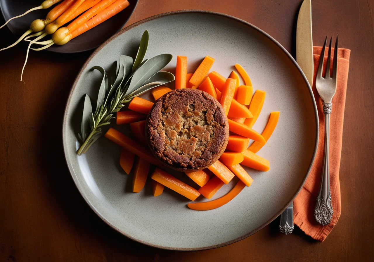 Carrot Cakes with Tuna