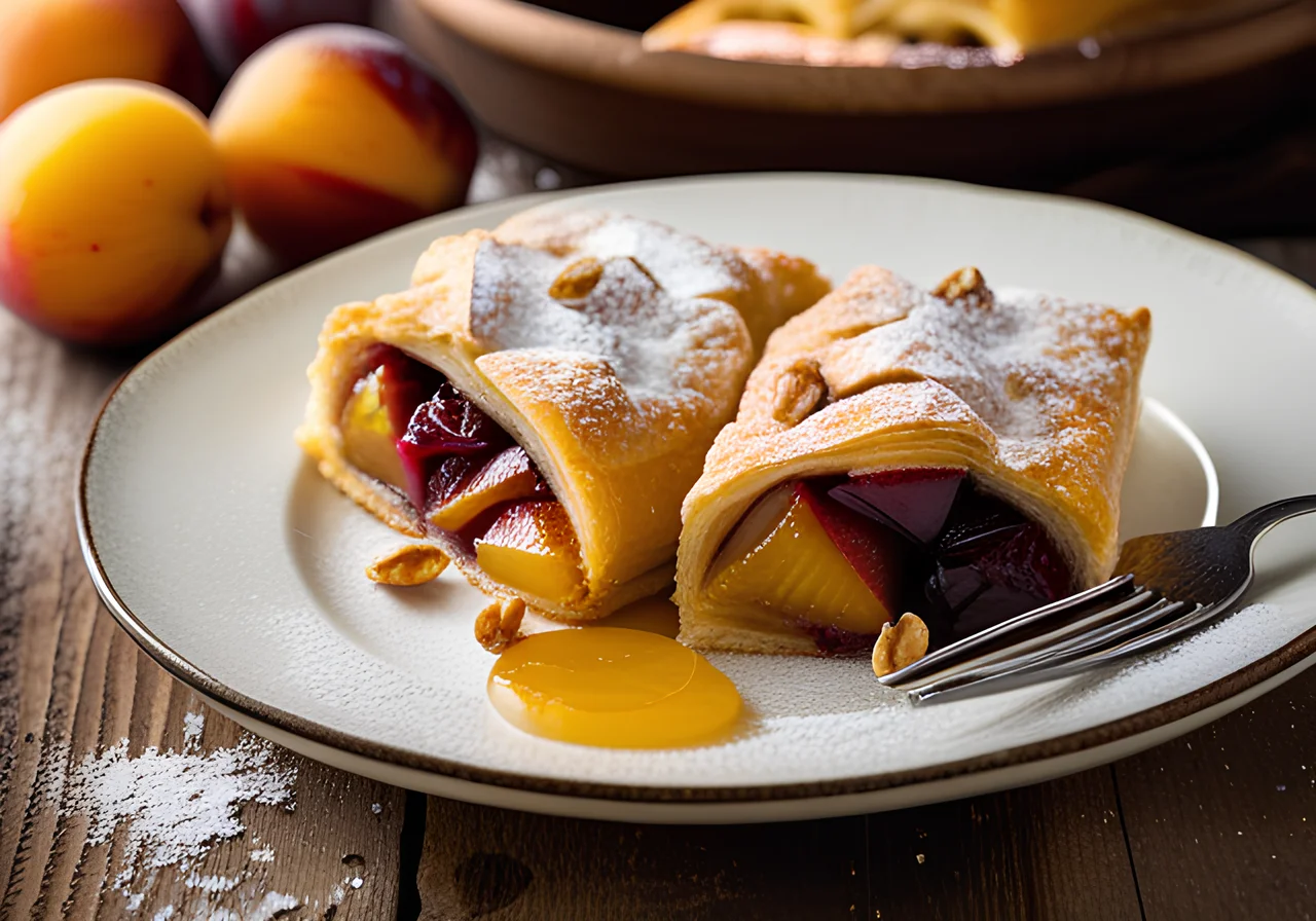 Plum-Apple Strudel