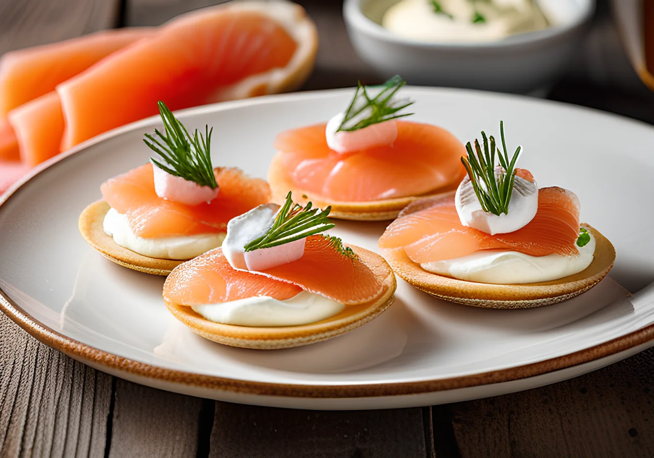 Blinis with Smoked Salmon