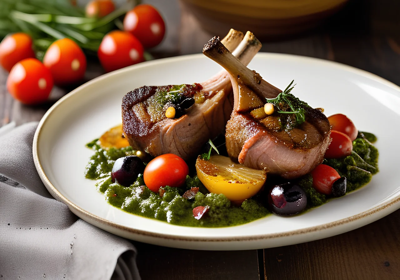 Lamb Chops with Salsa Verde