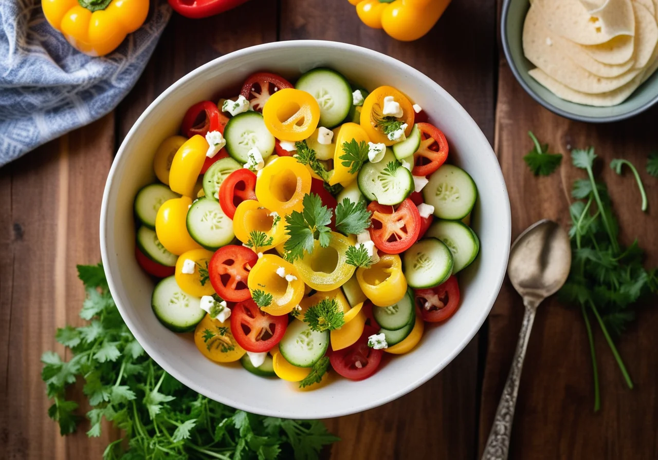 Simple Pepper Salad
