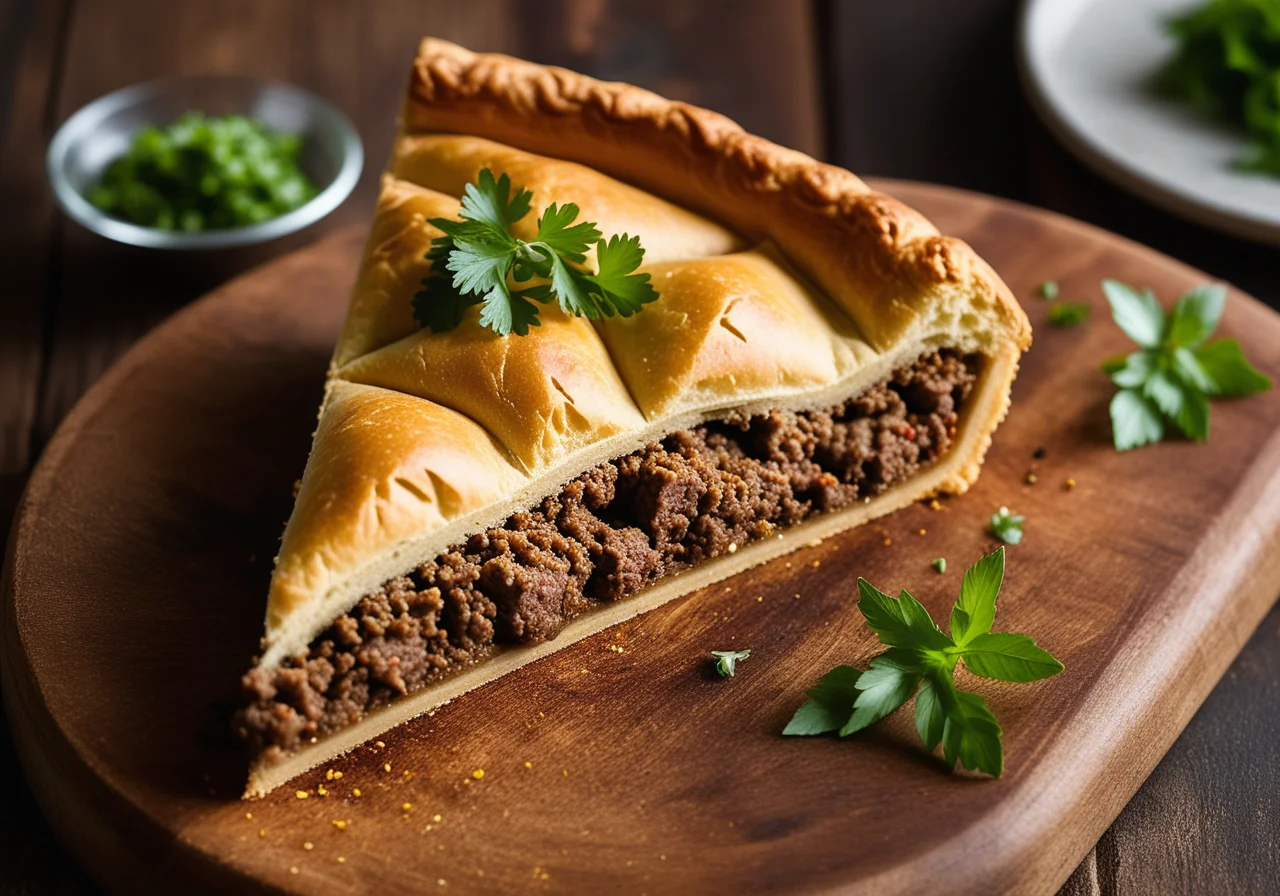 Gefüllte Teigdreiecke