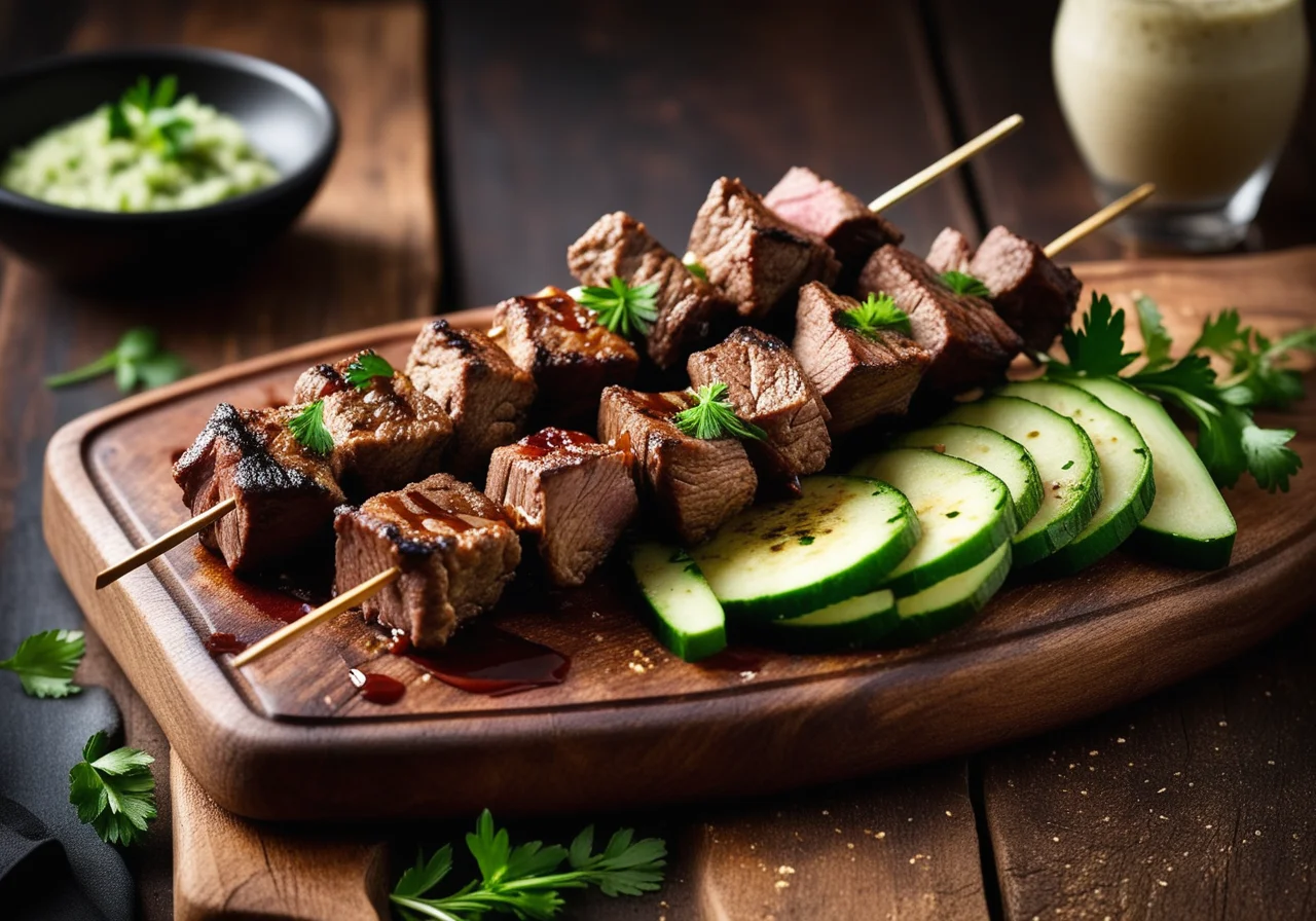Bulgur Lamb Skewers