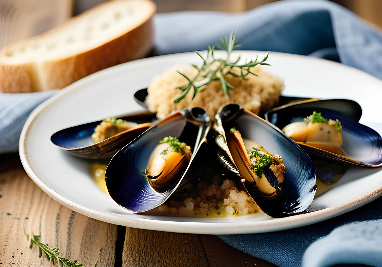 Baked Mussels