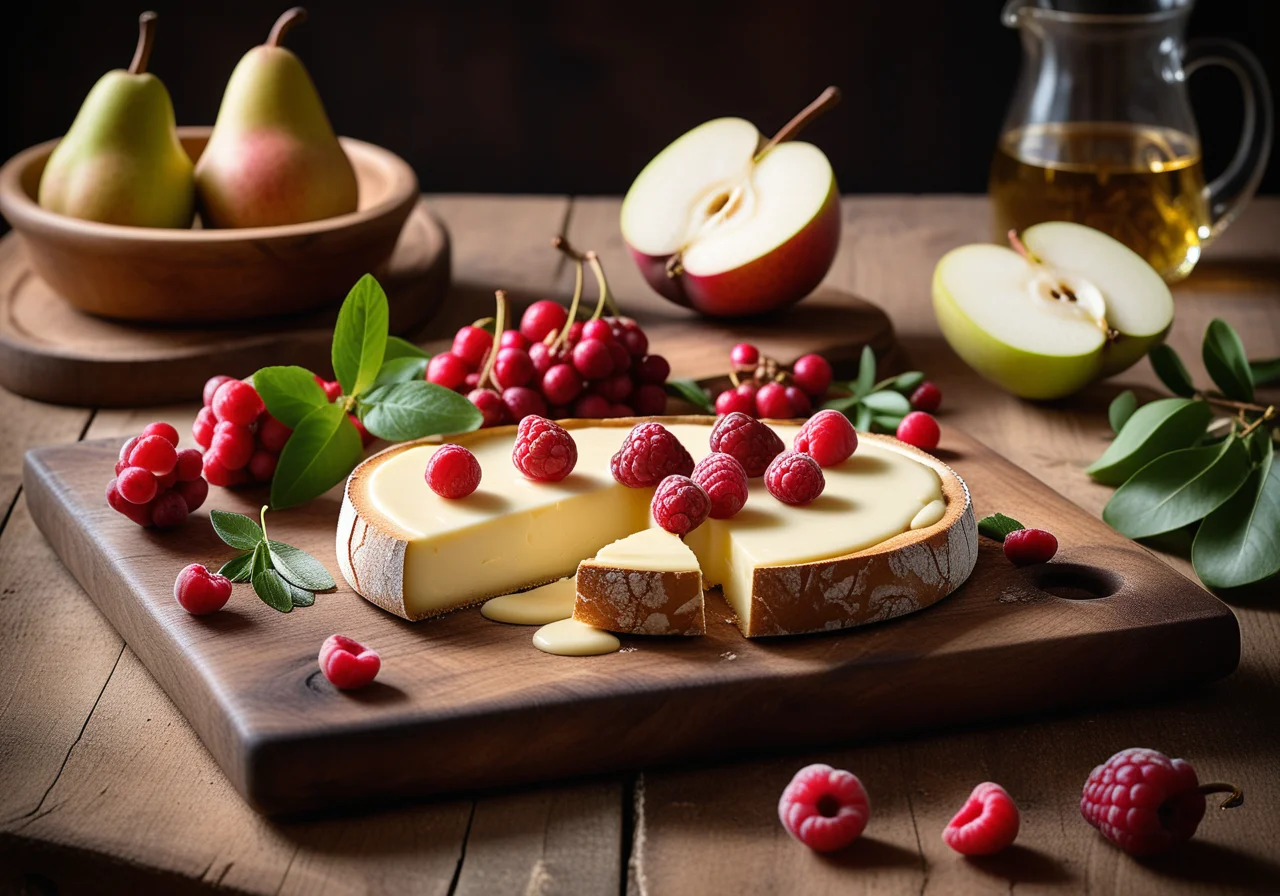 Raclette with Pear and Cheese