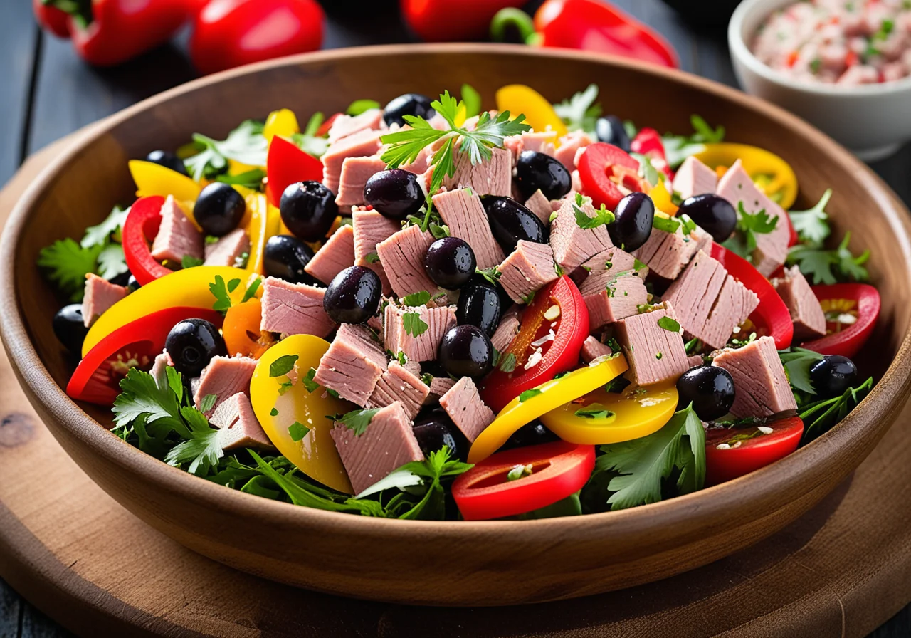 Thunfisch-Paprikasalat