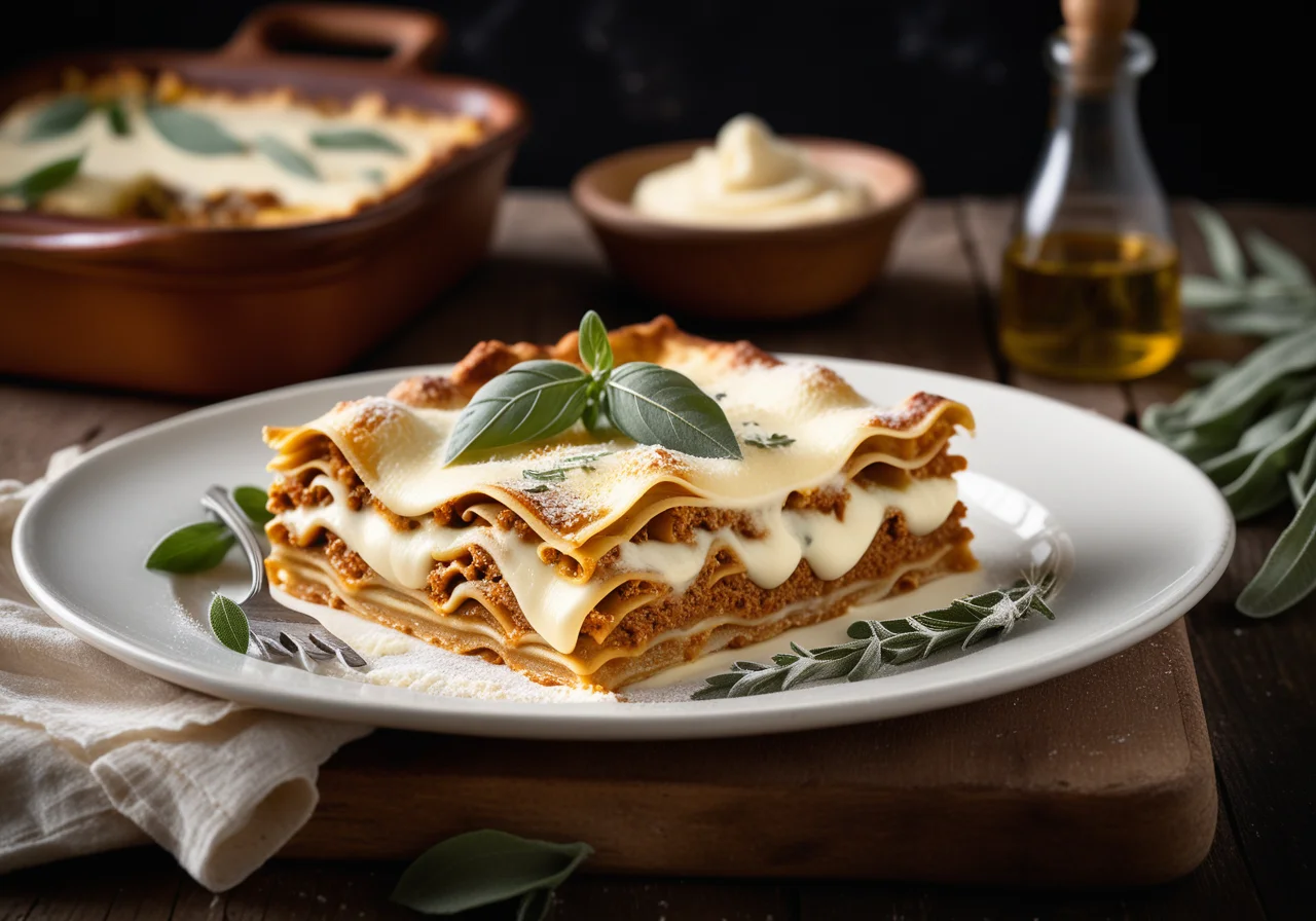 Italian Lasagna with Meat Sauce