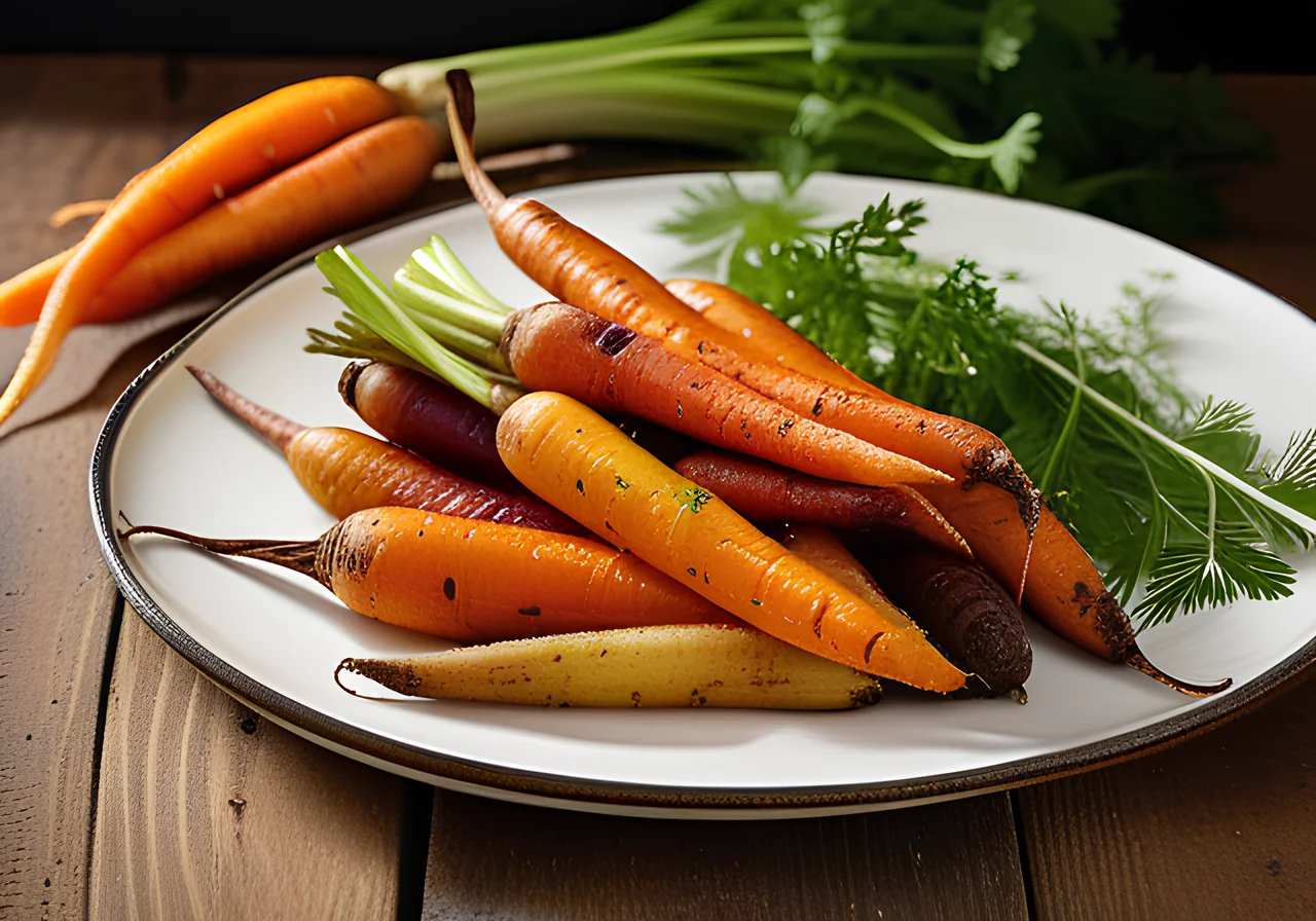 Roasted Carrots, Parsnips and Celery