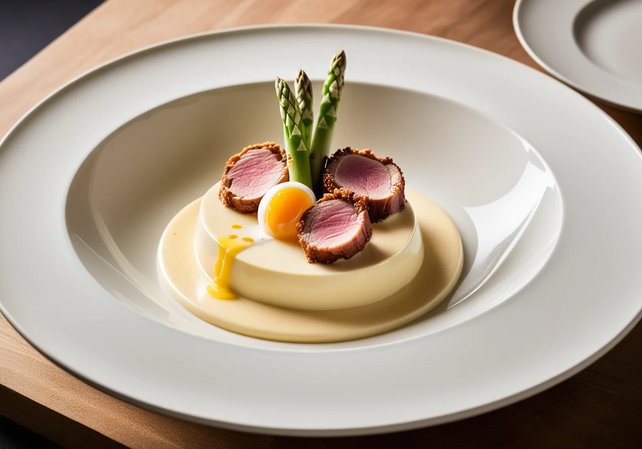 White Asparagus with Egg Sauce
