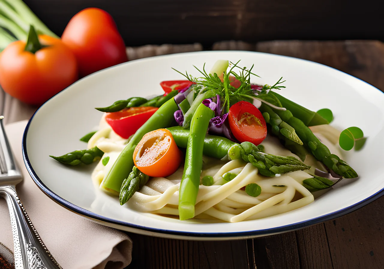 Potato Noodles with Vegetables