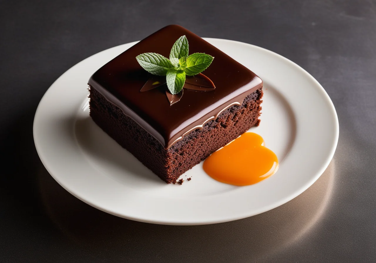 Fruitful Chocolate Cake with Apricot Jam