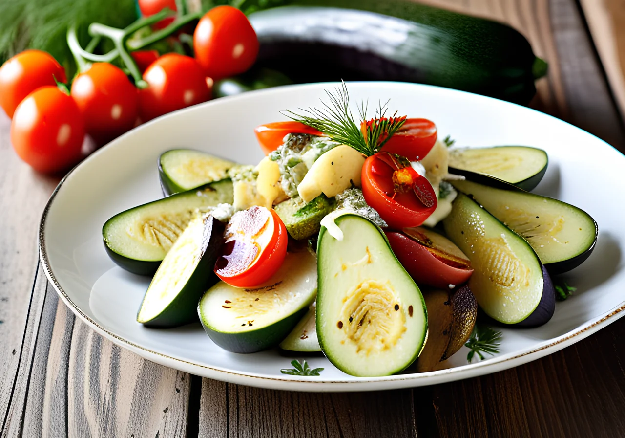 Potato Salad with Vegetables and Grana Padano