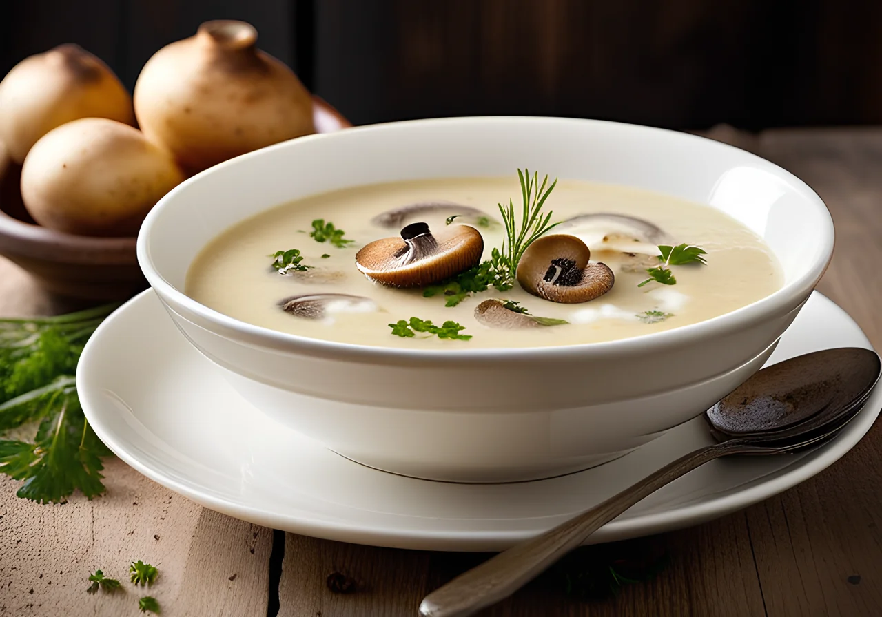 Creamy Porcini Potato Soup