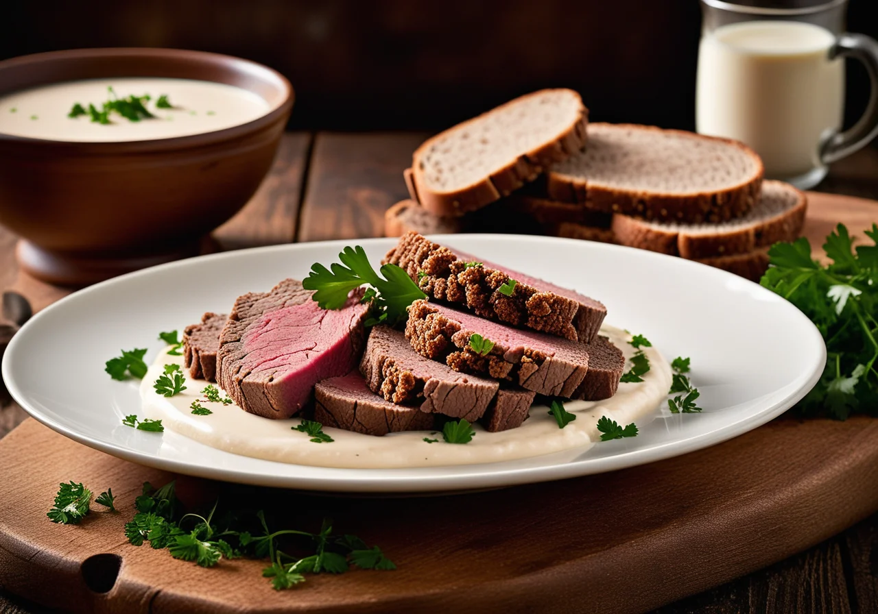 Tafelspitz with Bread Crumbs