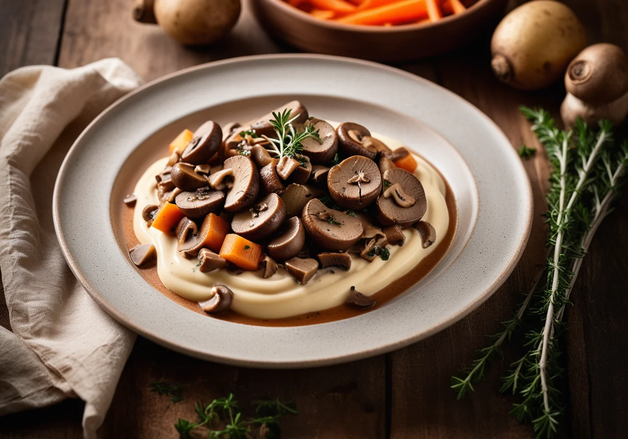 Veal Ragout with Mushrooms