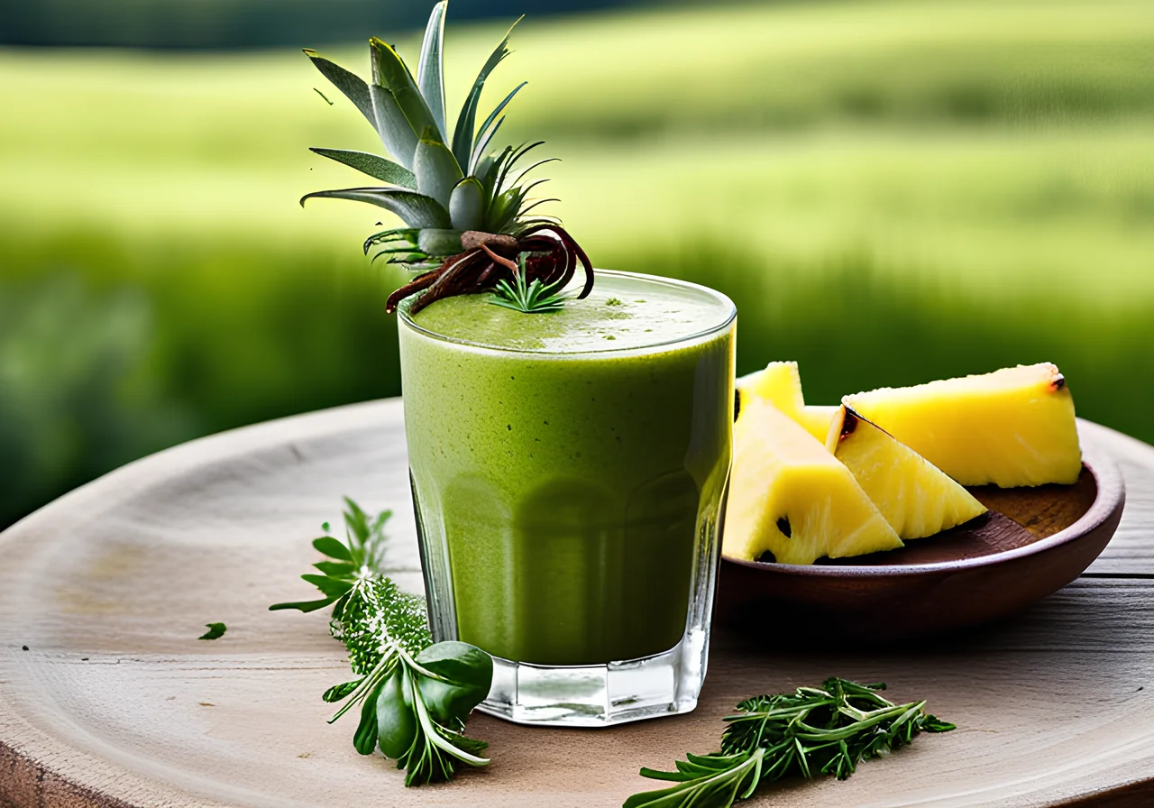 Field Salad Smoothie with Herbs