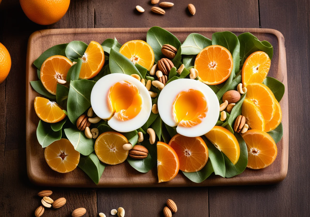 Chicorée Mandarin Salad with Egg