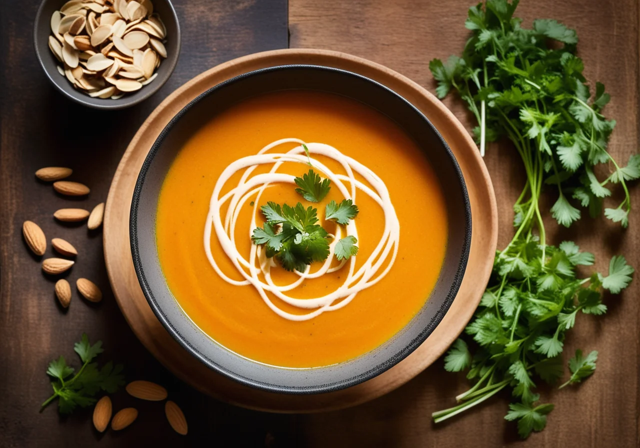 Ginger Carrot Soup Asian Style