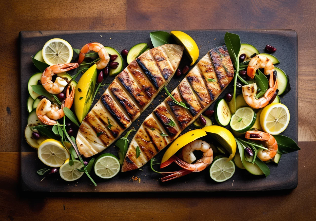 Grilled Seafood Platter