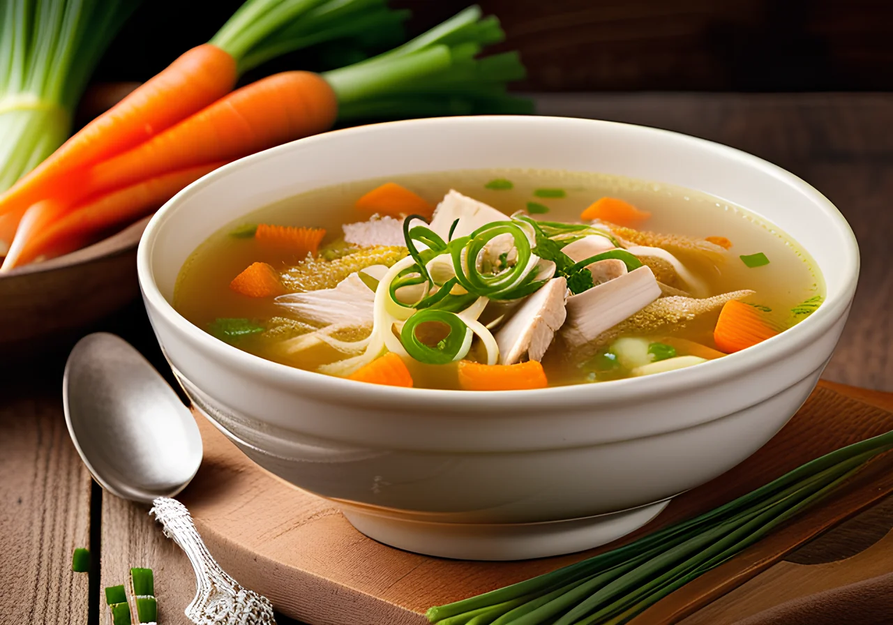 Chicken Vegetable Soup with Noodles