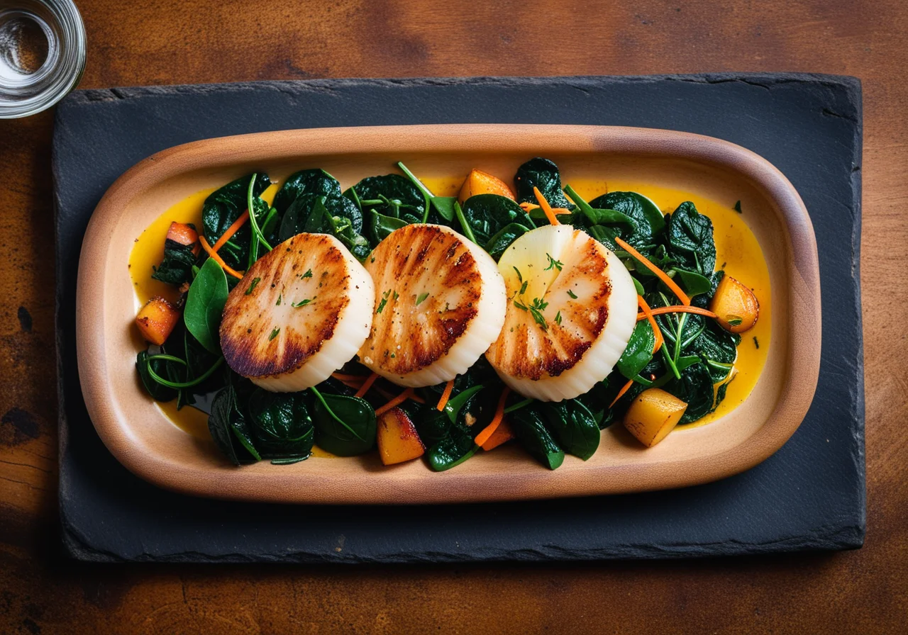 Scallop Fillet with Vegetables