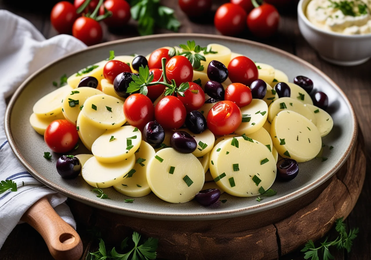 Potato Salad with Artichokes and Tomatoes