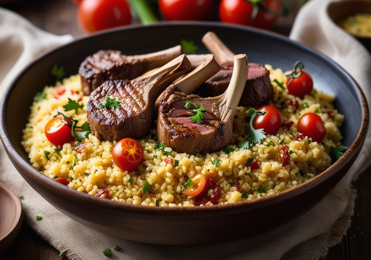 Lamb Chops with Couscous