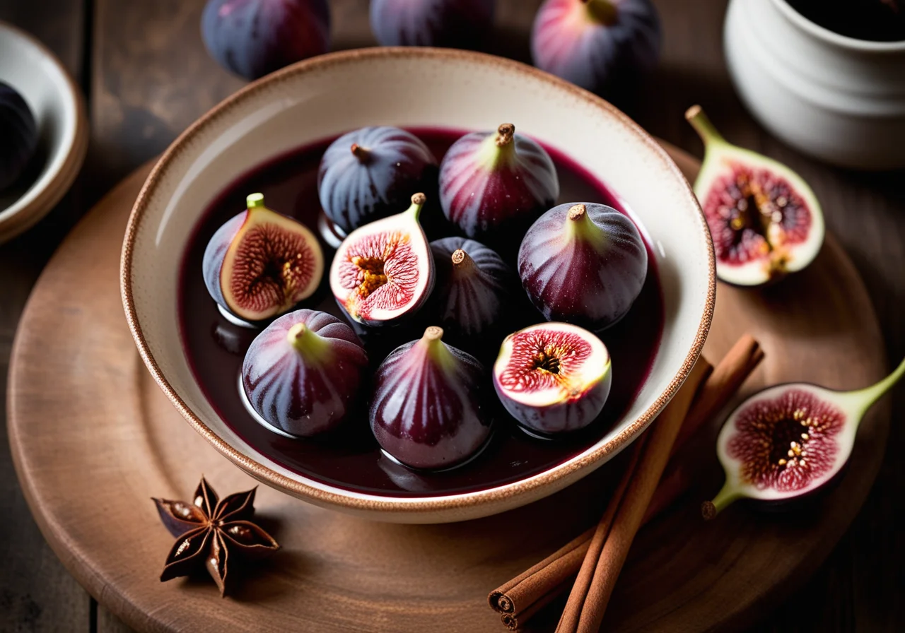 Fig Spice Dessert with Honey