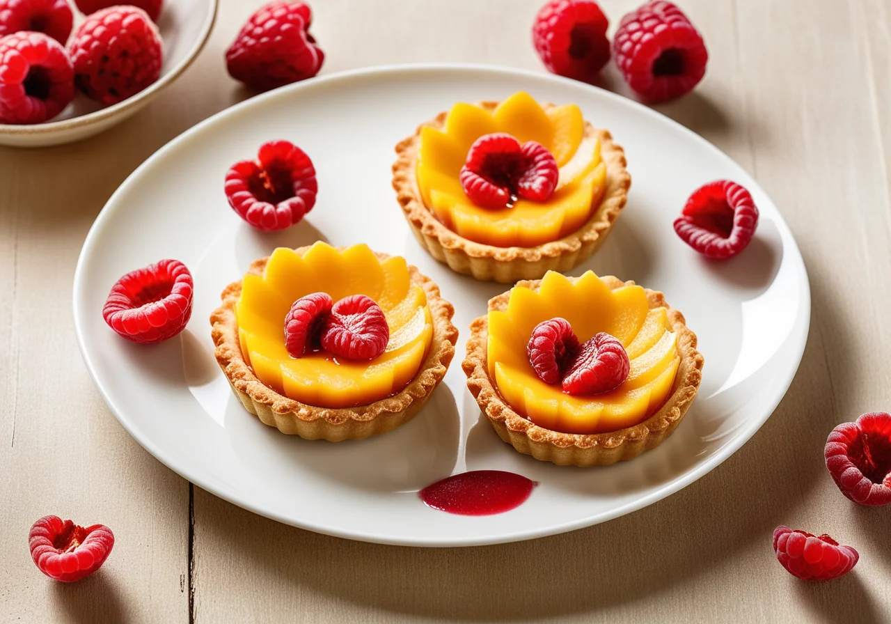 Goji Berry Mango Tartlets