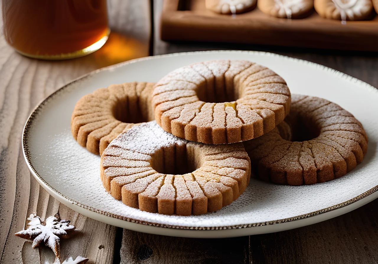 Spiced Buckwheat Shortbread