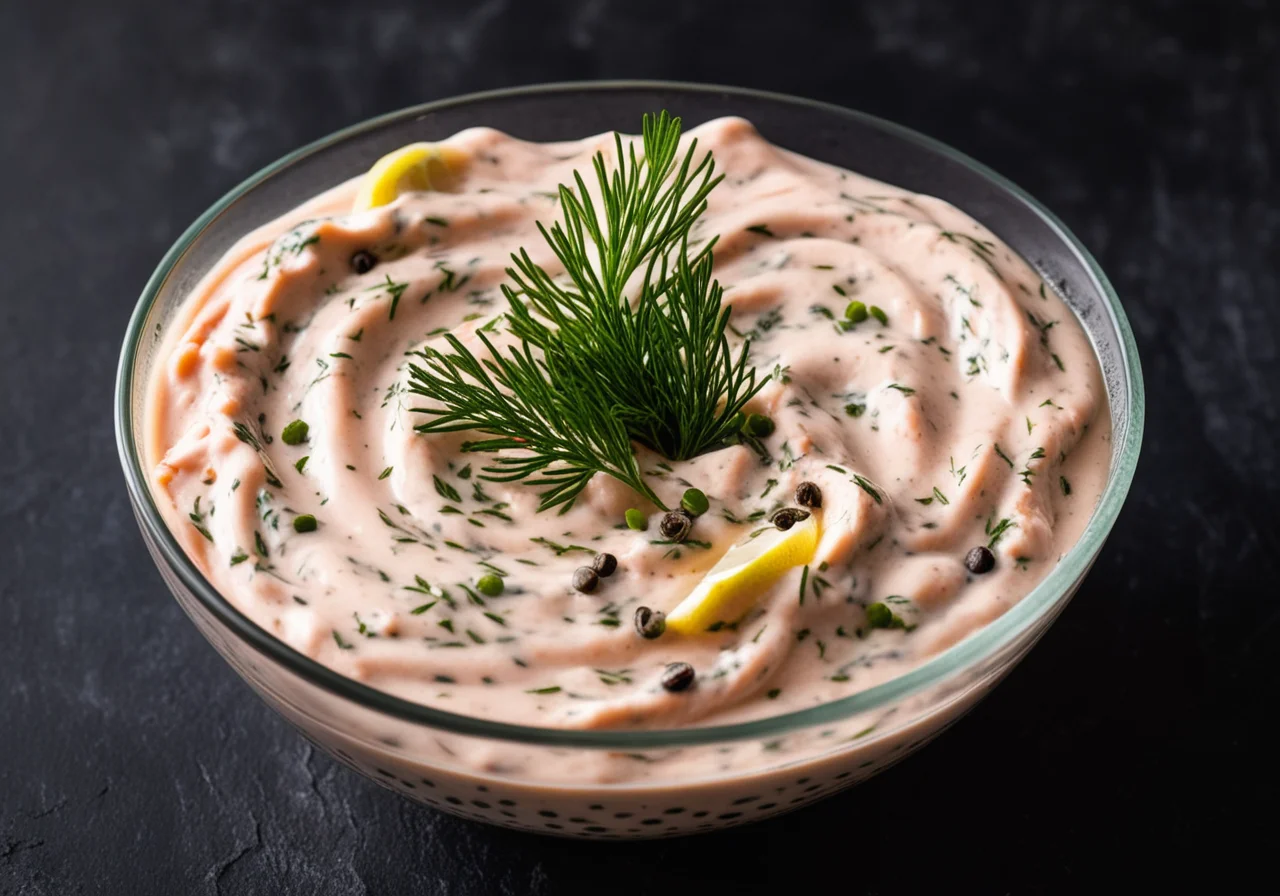 Salmon, Capers and Dill Dip