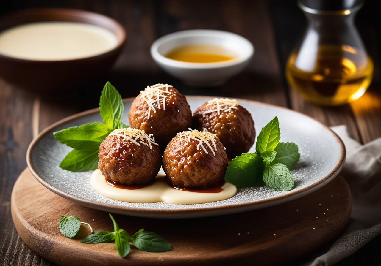 Lamb Meatball Sesame Balls