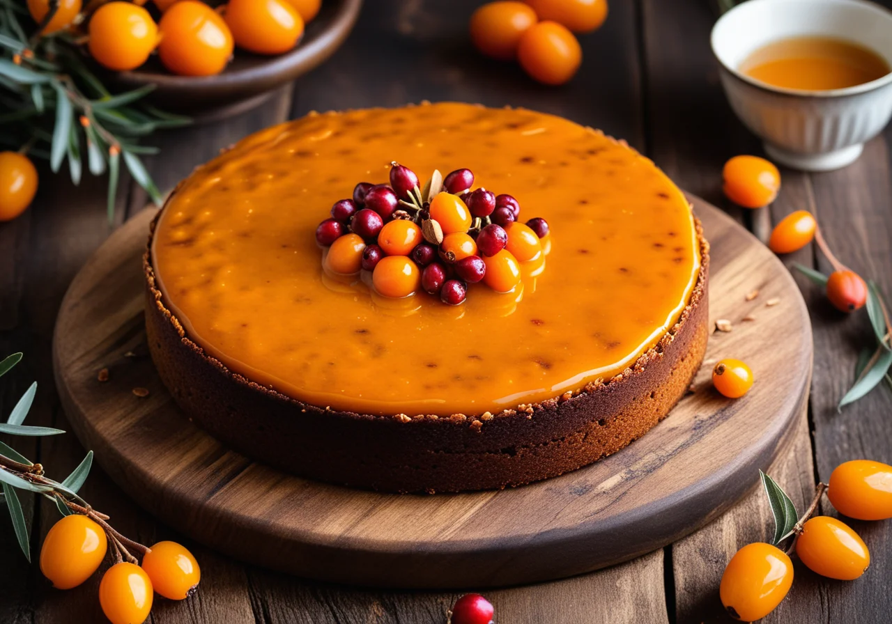 Sea Buckthorn Cake