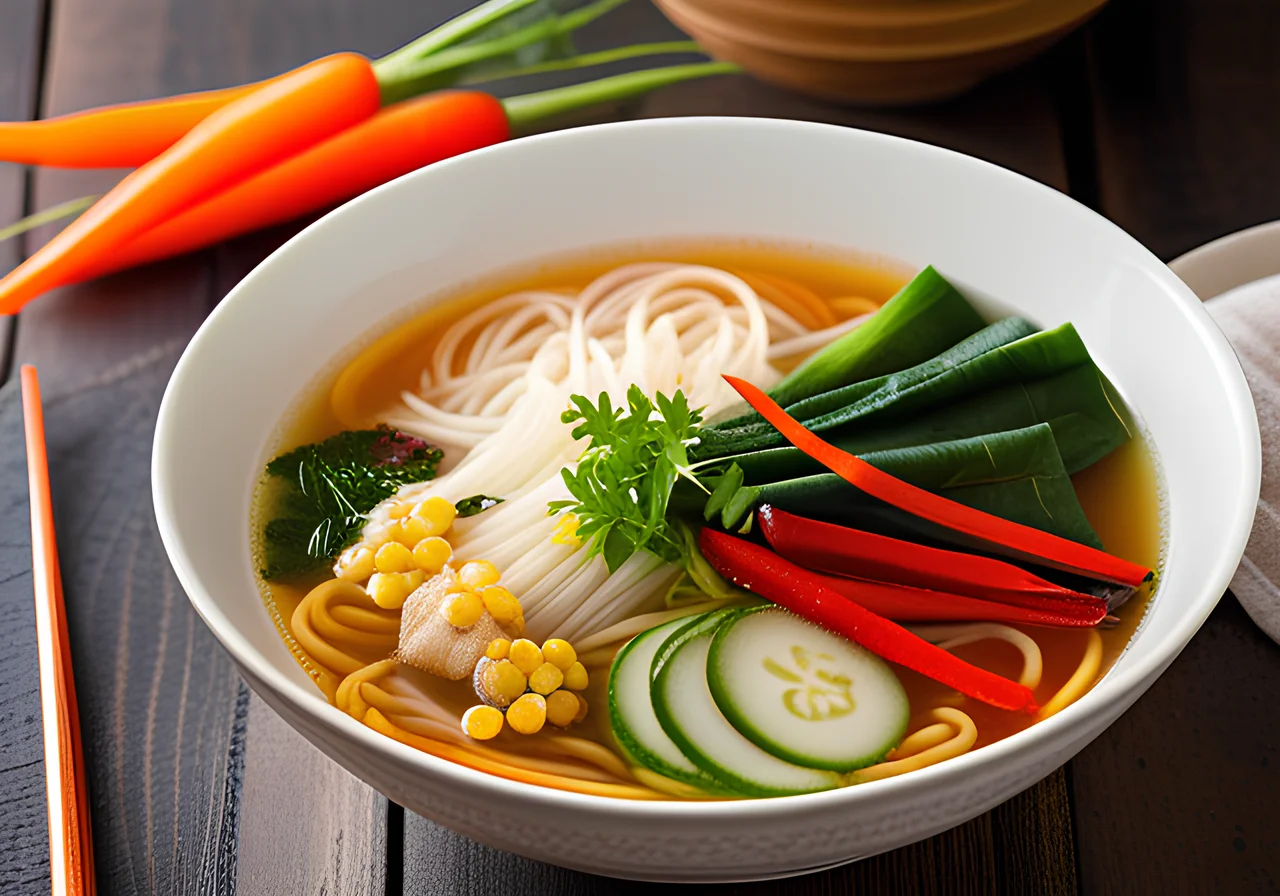 Noodle Soup with Vegetables