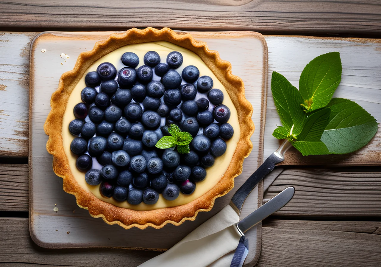 Vegan Blueberry Tart
