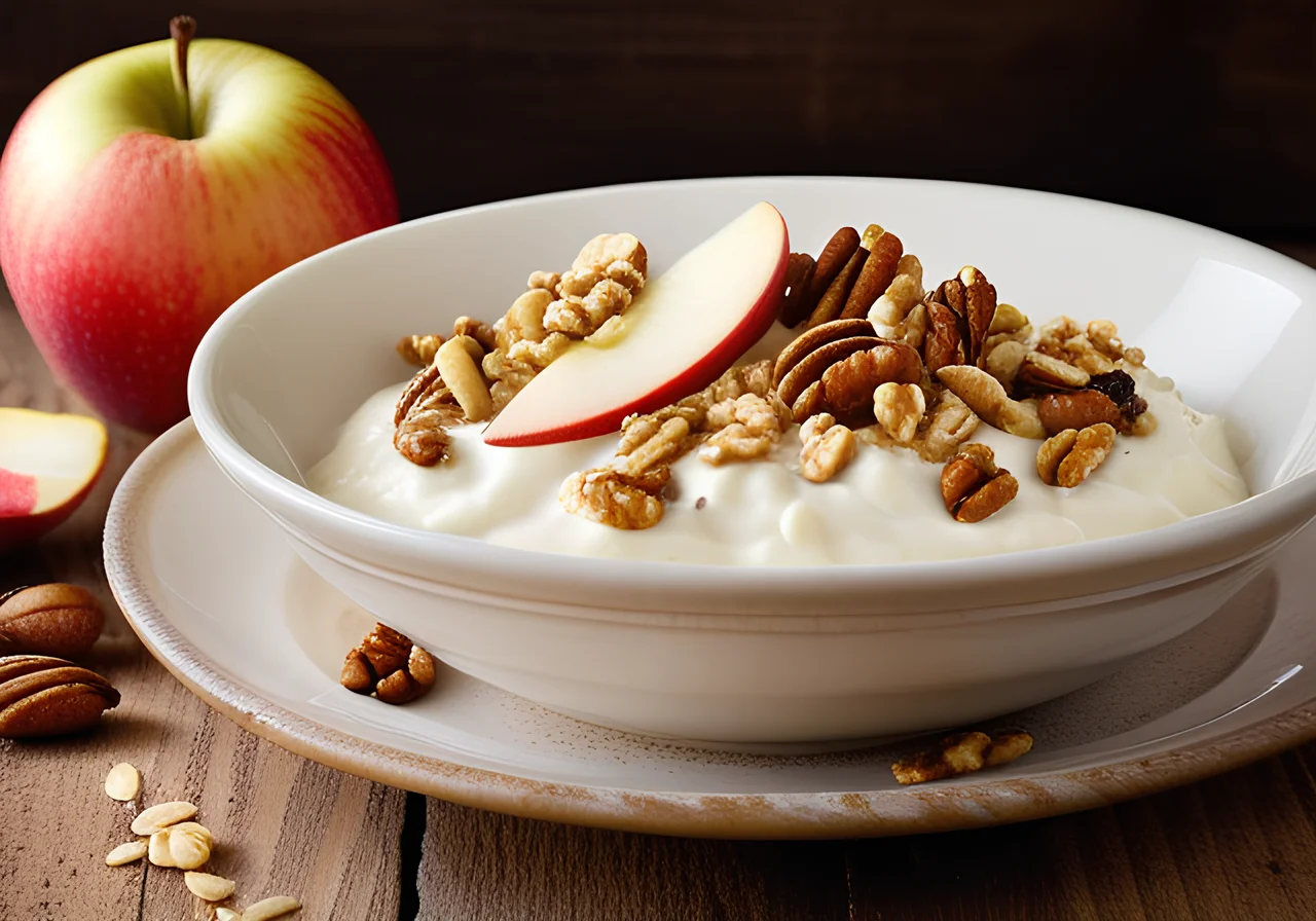 Yogurt with Oats and Apple