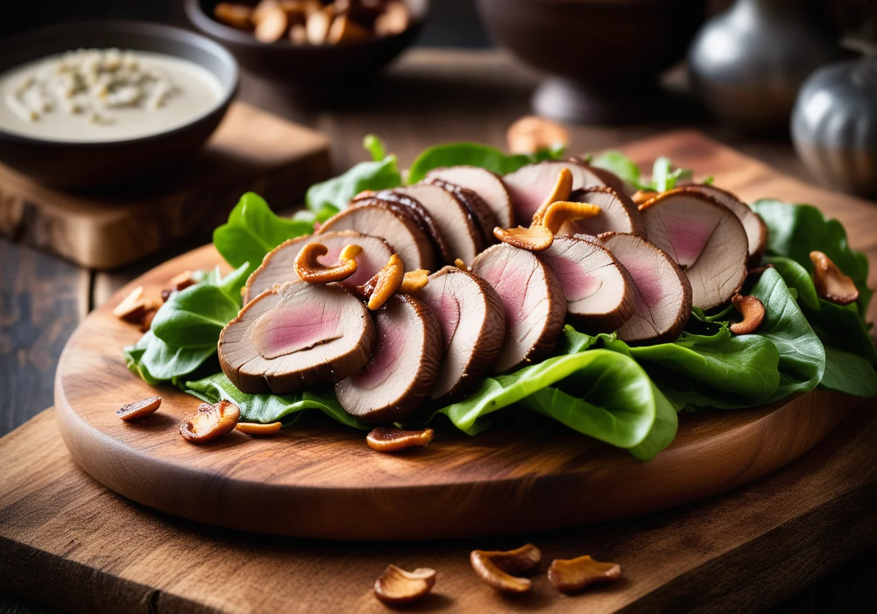 Salad with Smoked Duck Breast