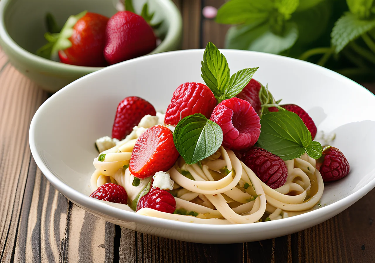 Strawberry Pasta Salad