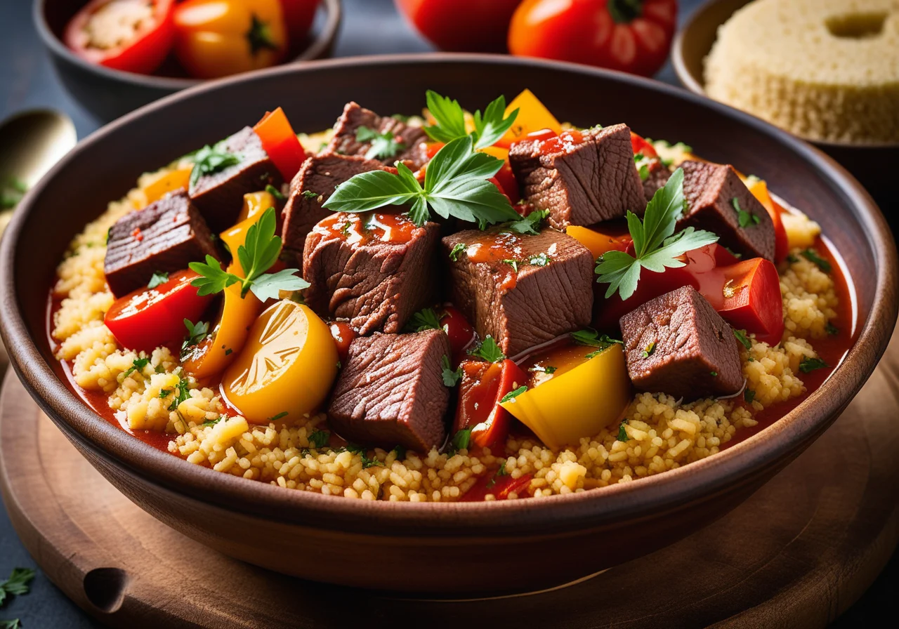 Tajine with Beef and Couscous