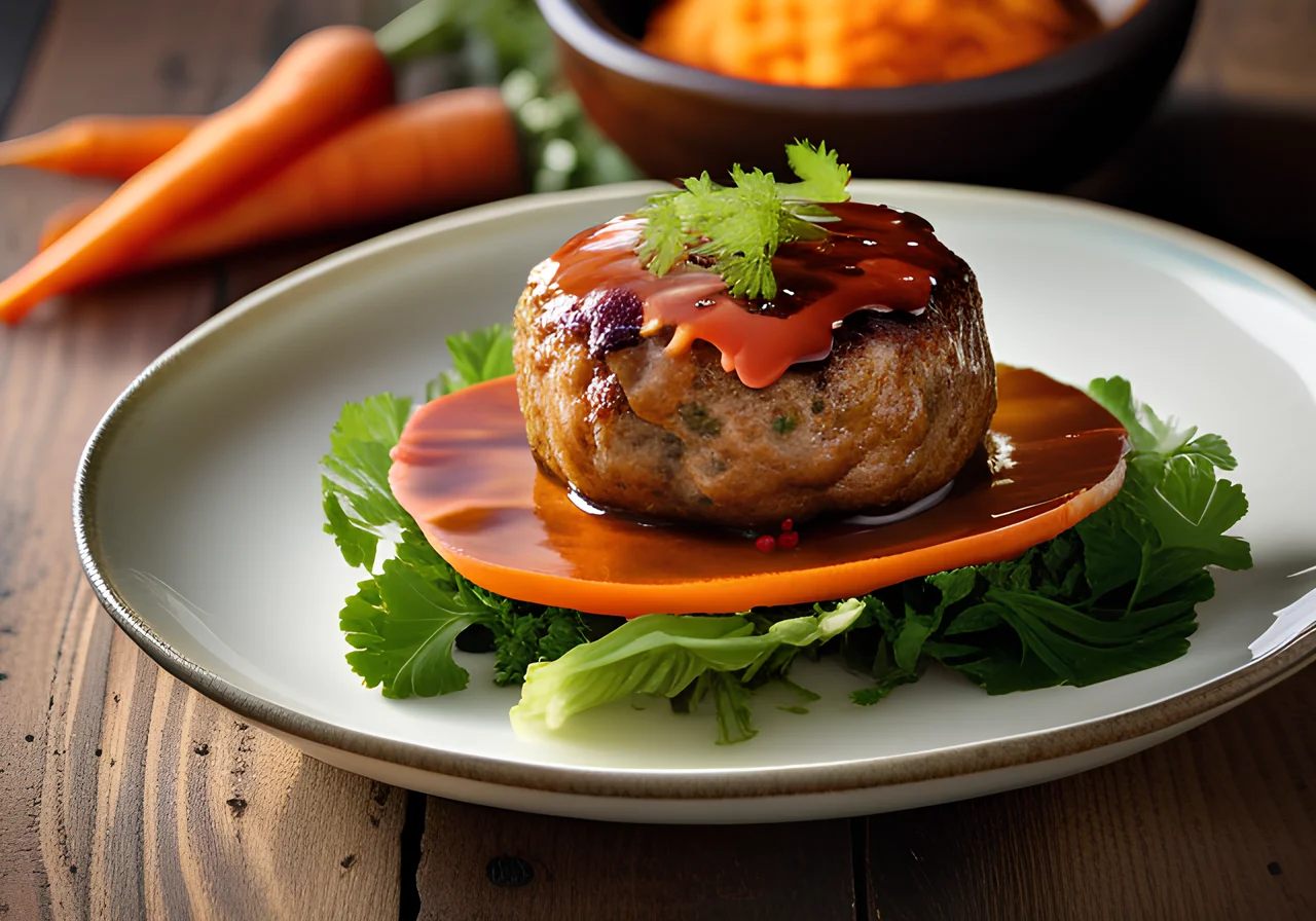 Meatball Patties with Cabbage Mix