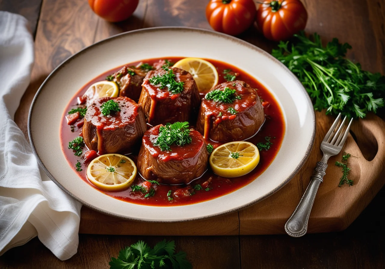 Braised Veal Shanks, Italy