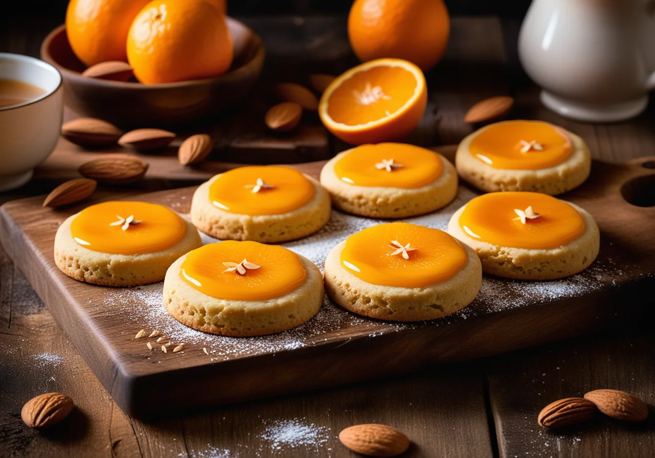 Almond Orange Shortbread