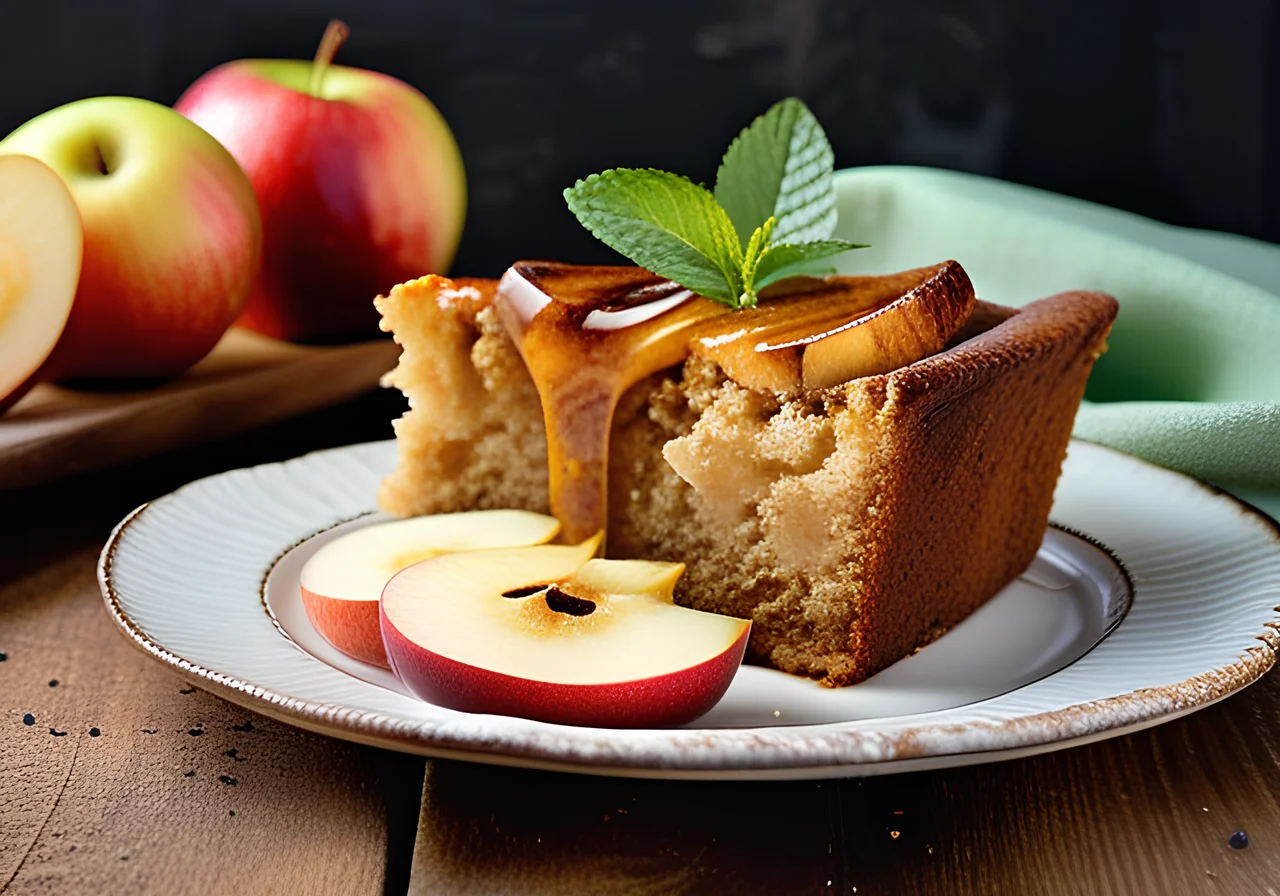 Vegan Covered Apple Cake