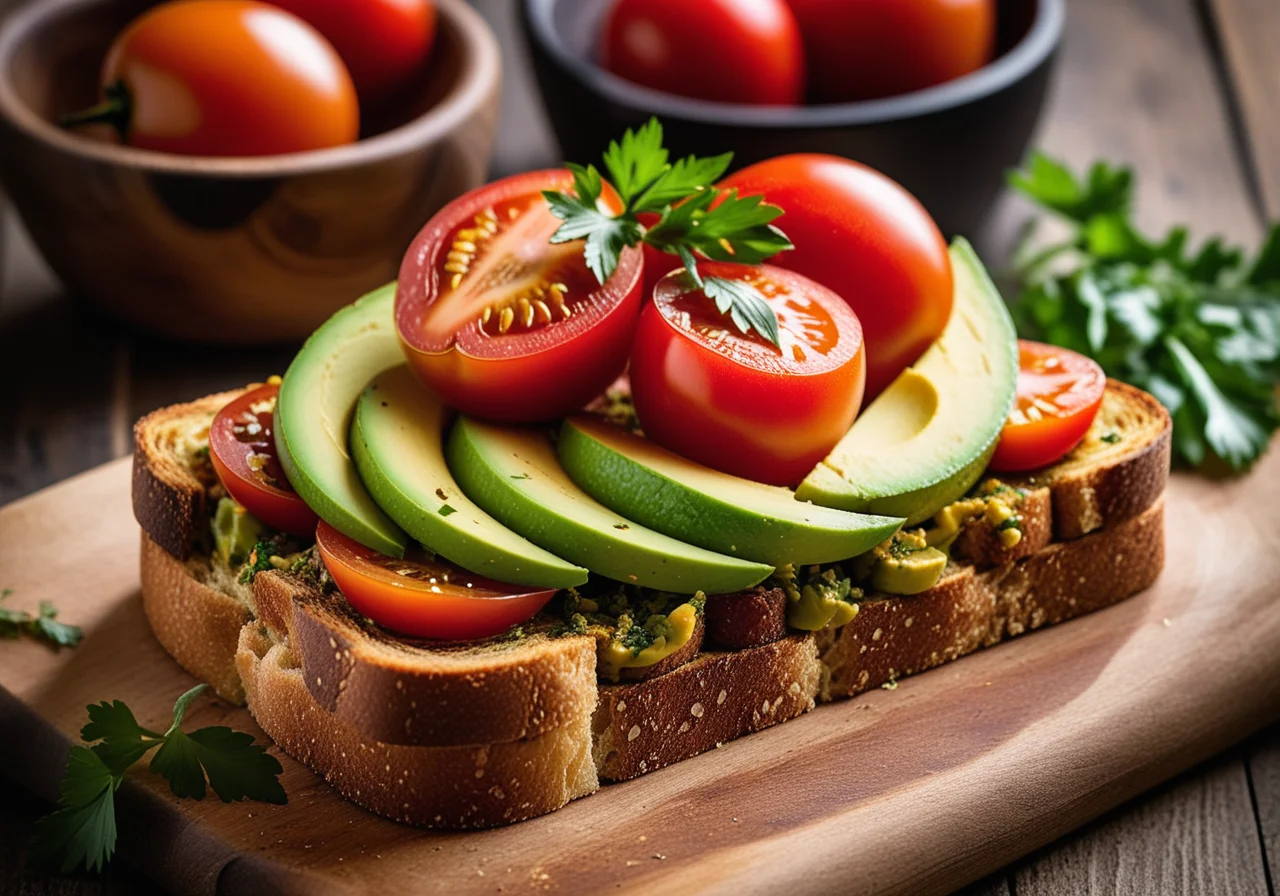Avocado Bruschetta