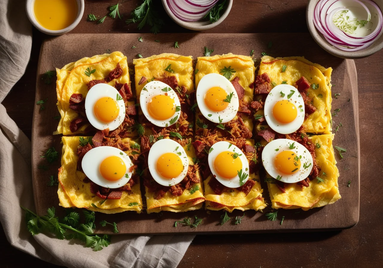 Spicy Stuffed Omelette