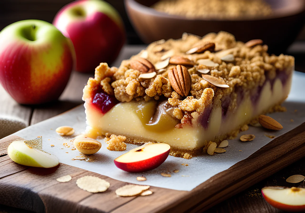 Apple-Marzipan Crumble