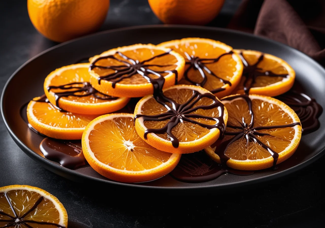 Candied Oranges in Chocolate