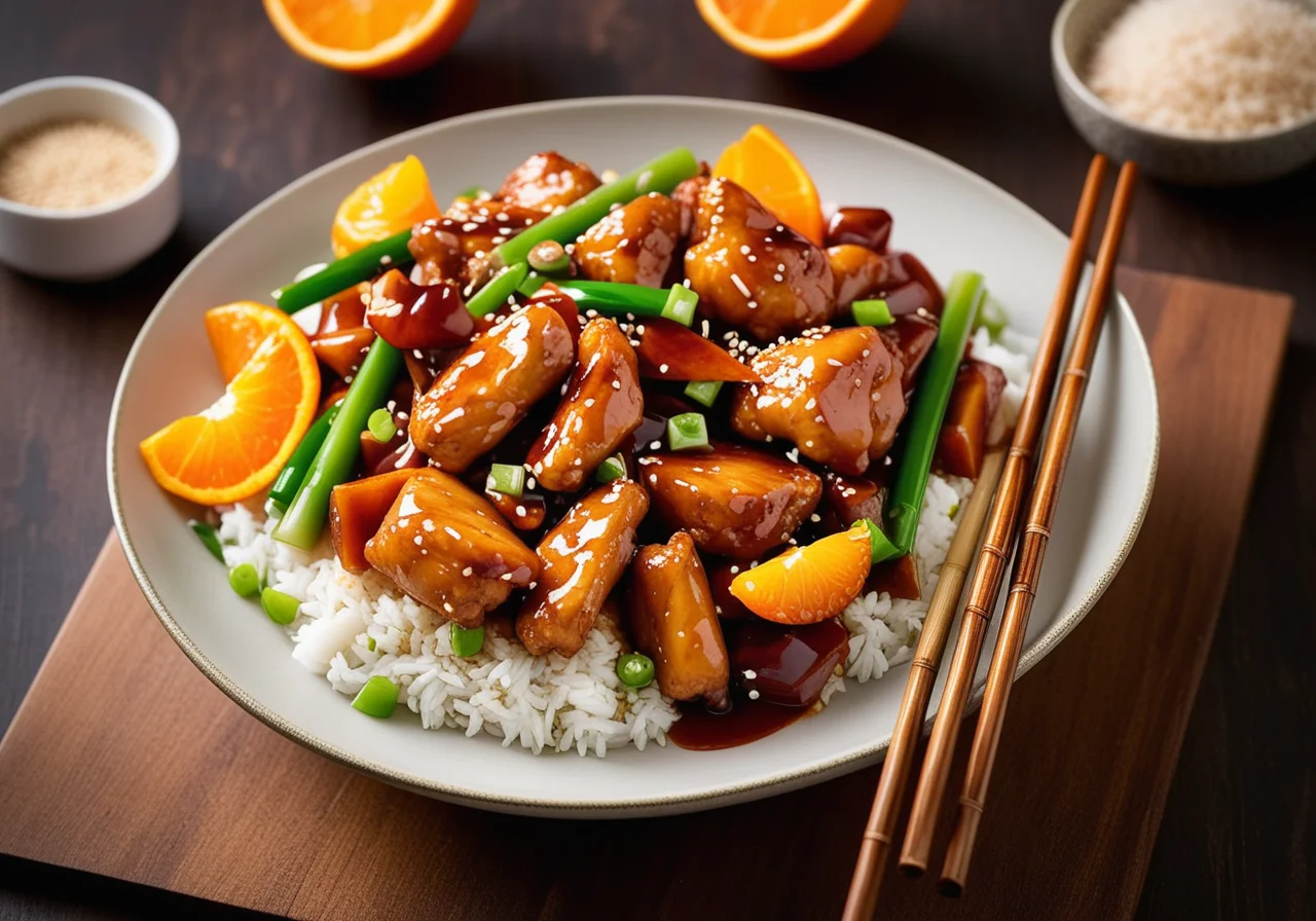 Sweet and Sour Chicken with Vegetables